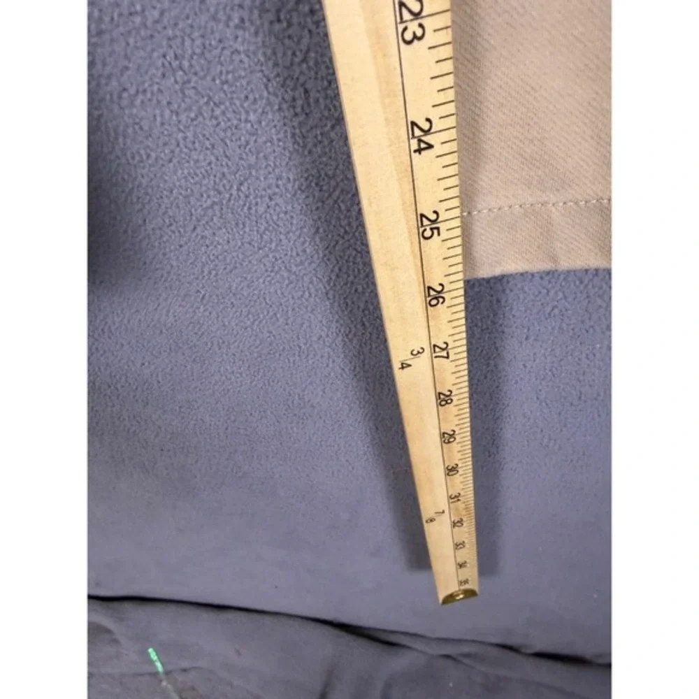 Uniqlo Pants Men 27-30‎ Lightweight Tan Chino Elastic Waist Straight Read!